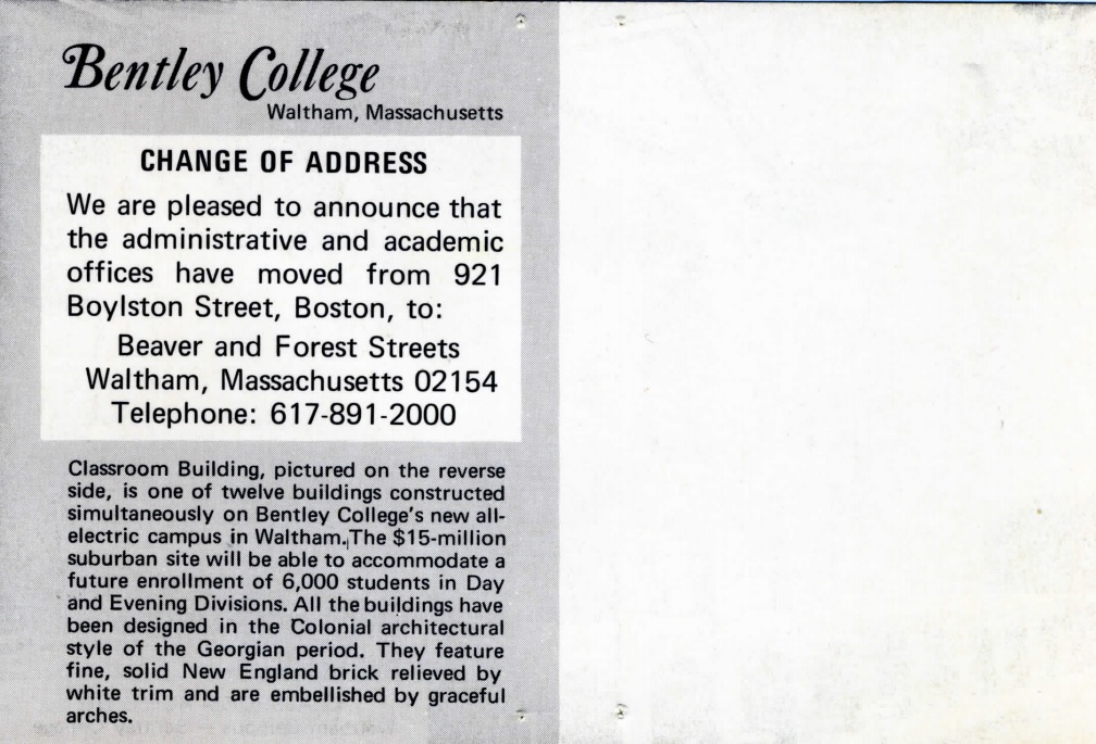 Change of address notice