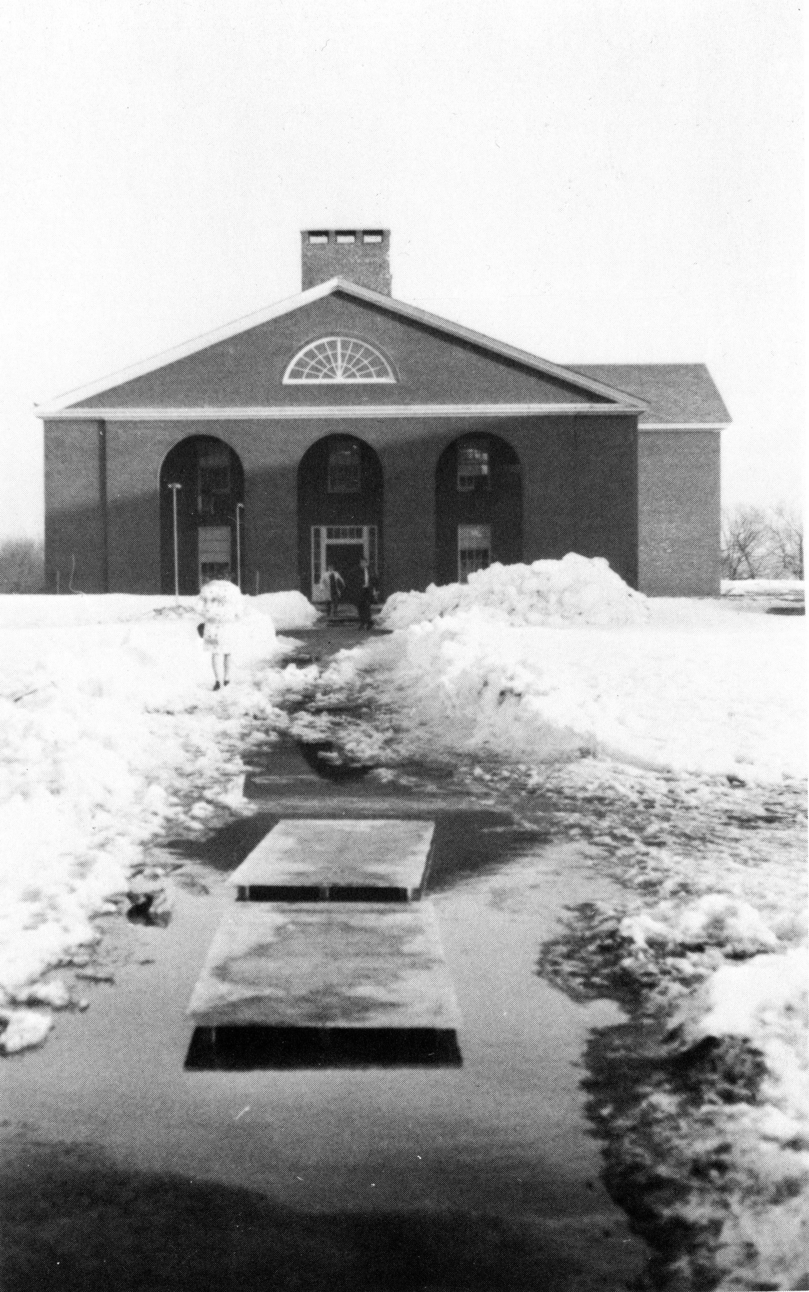 Campus flooding in 1969
