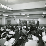 Early Bentley classroom scene