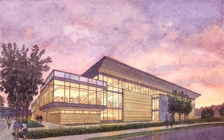 Rendering of the future Multipurpose Arena