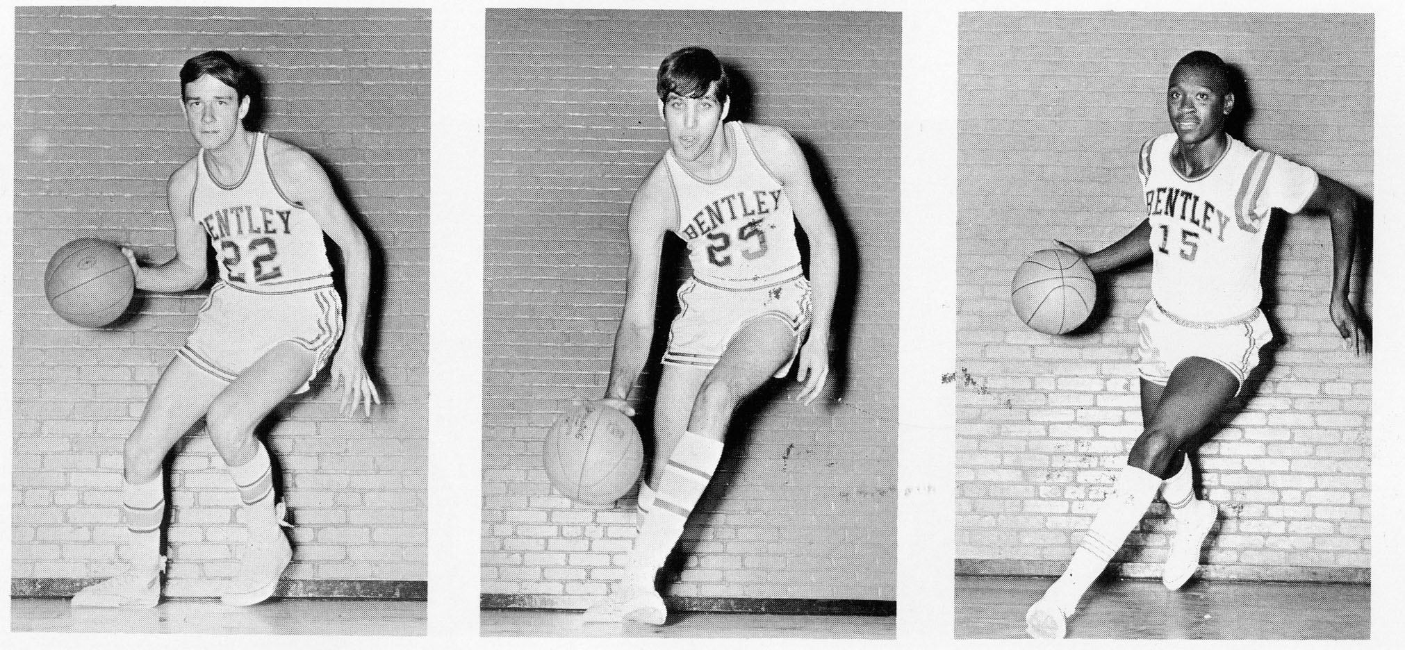 Bentley Basketball Players, 1968