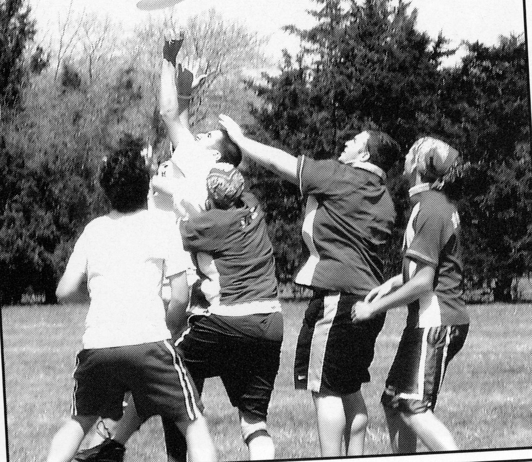 Ultimate Frisbee action photo, 2005