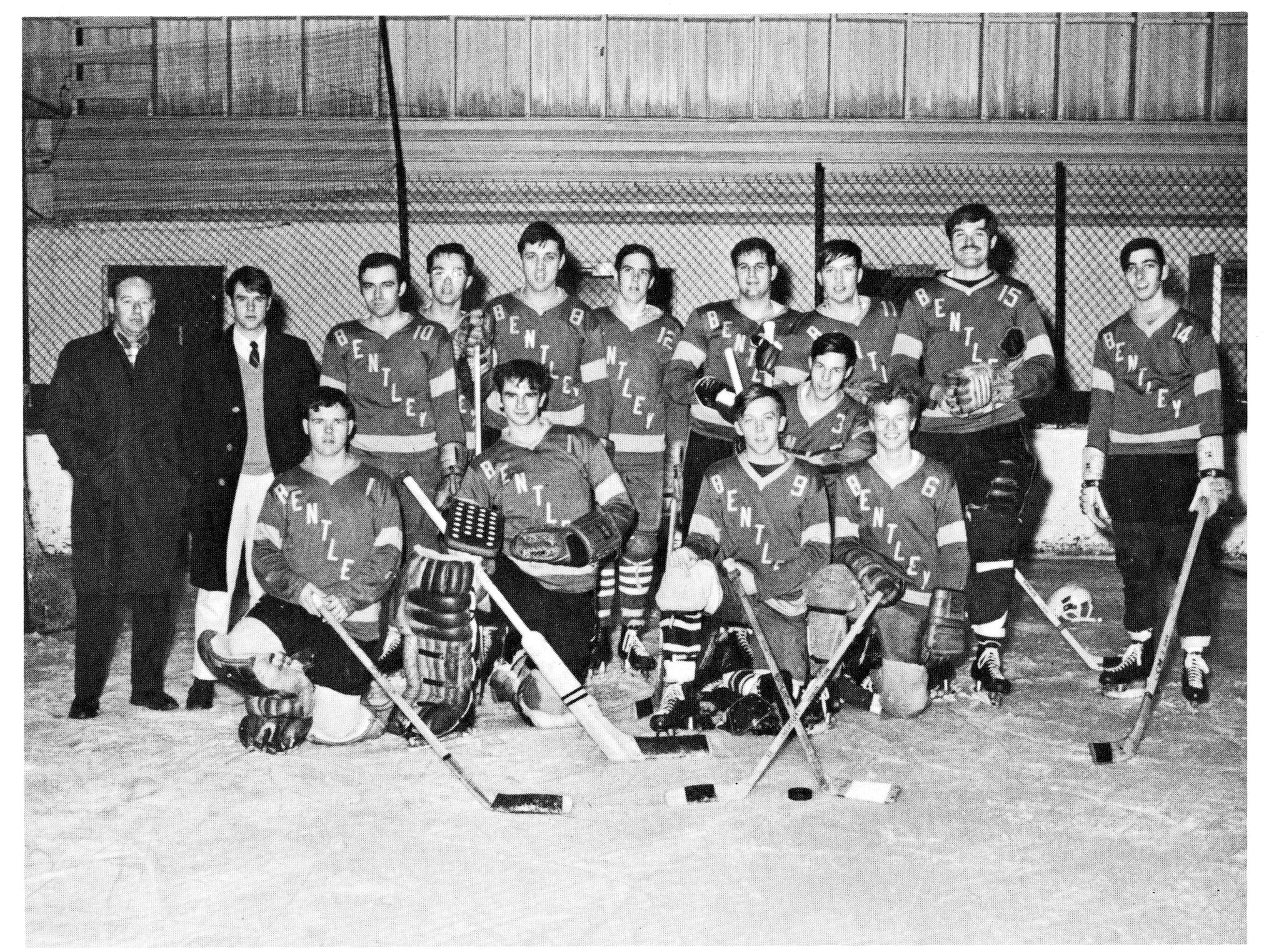 Bentley Men's Hockey Team, 1969