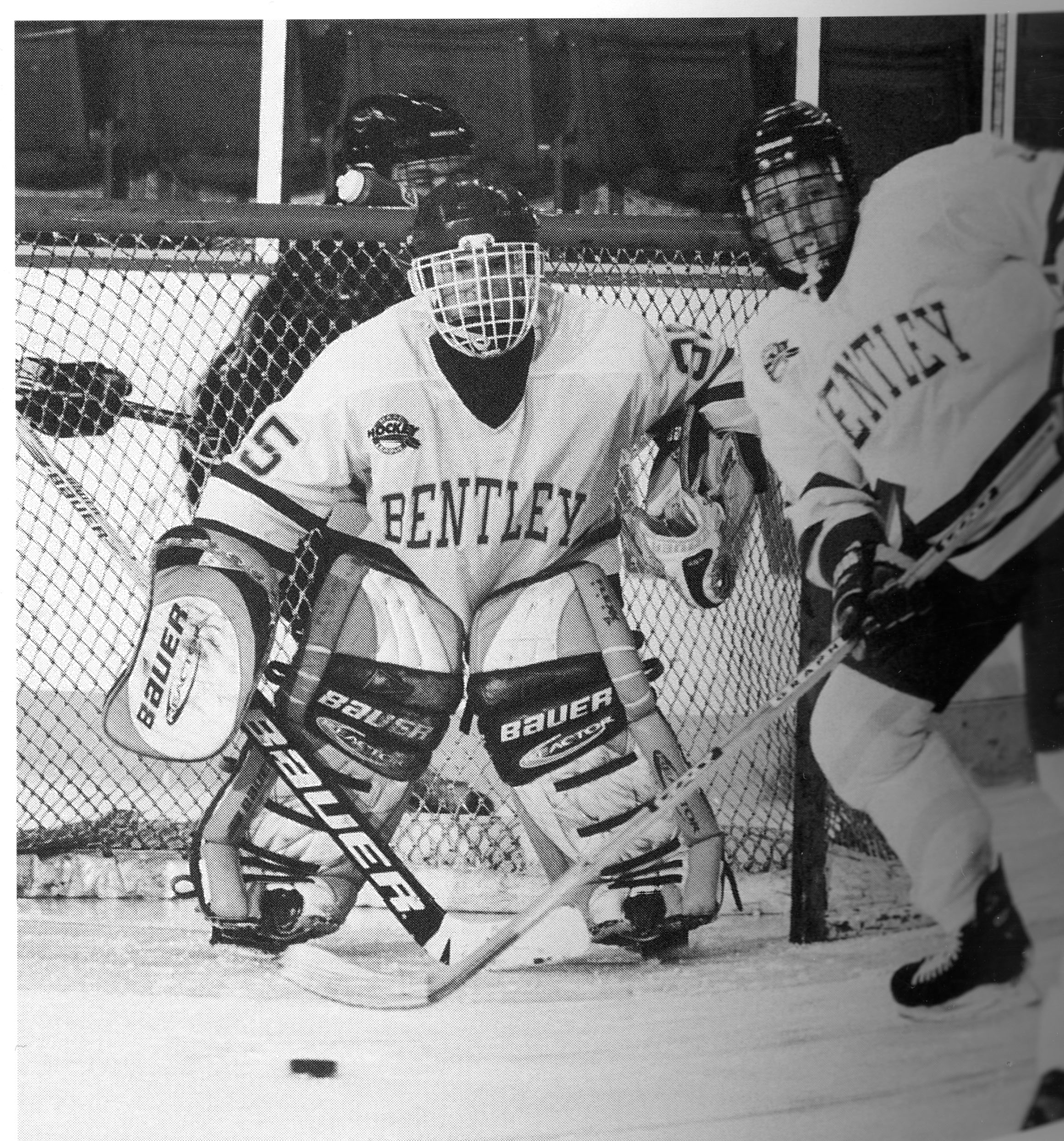 Bentley Men's Hockey Goalie, 2000