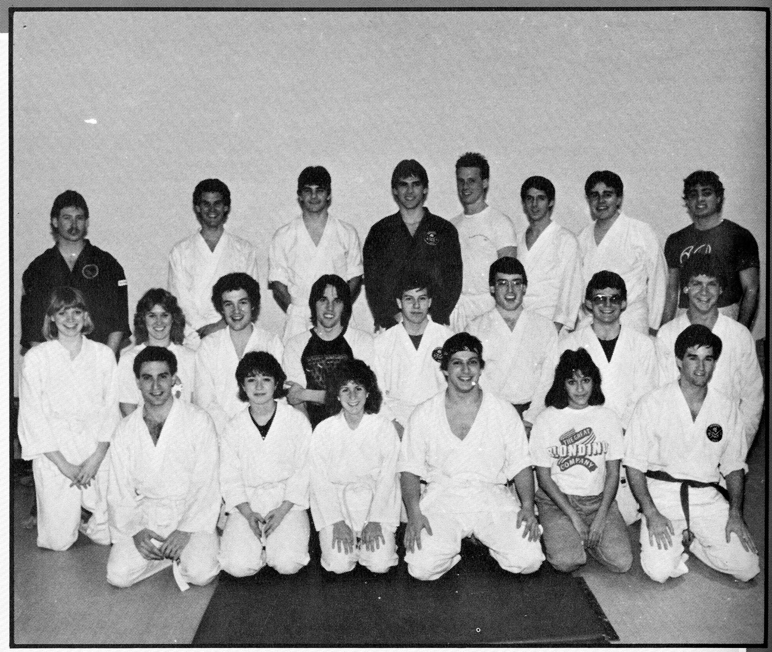 Martial arts team, 1985