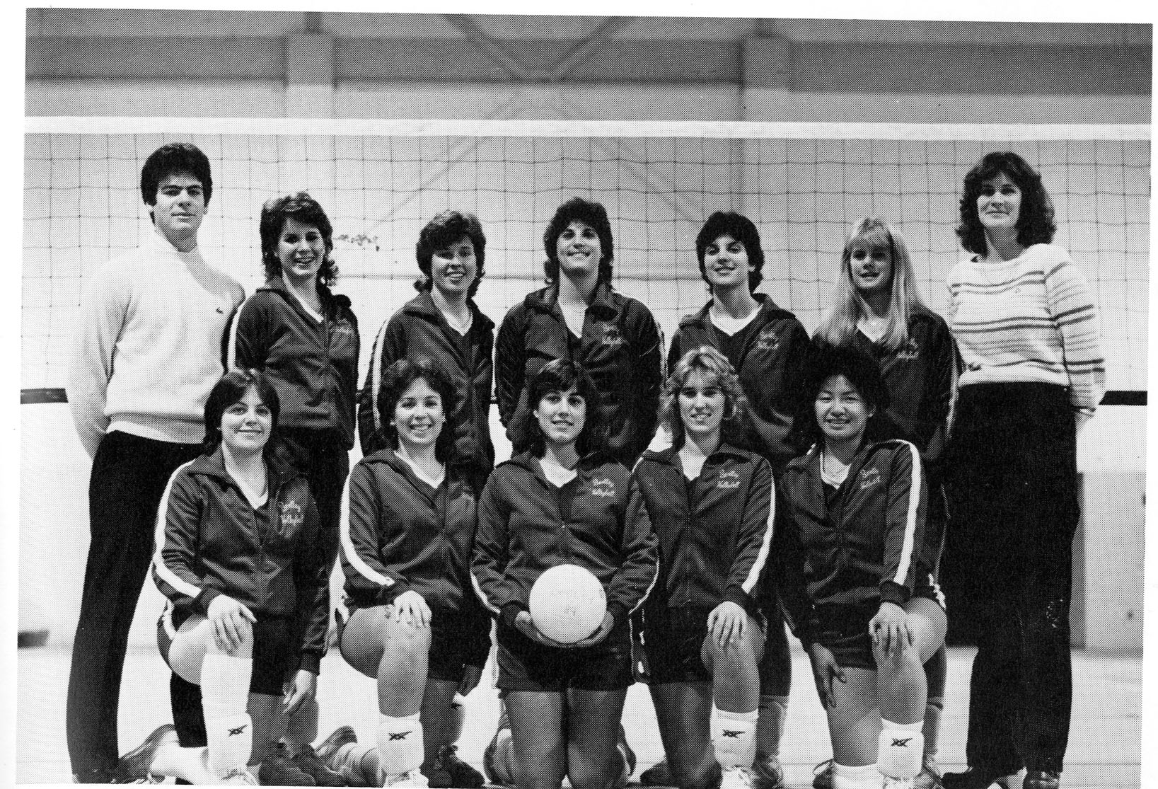 Volleyball team, 1985